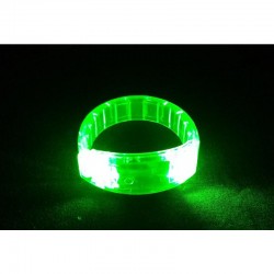 BRACELET LUMINEUX LED VERT